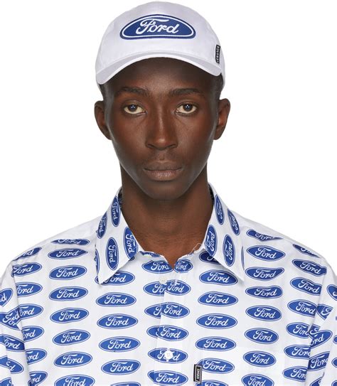 Versace: White Ford Edition Logo Shirt 